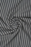 Black Color Thick Stripes Pure Handloom Cotton Shirting Fabric (Width 44 Inches)