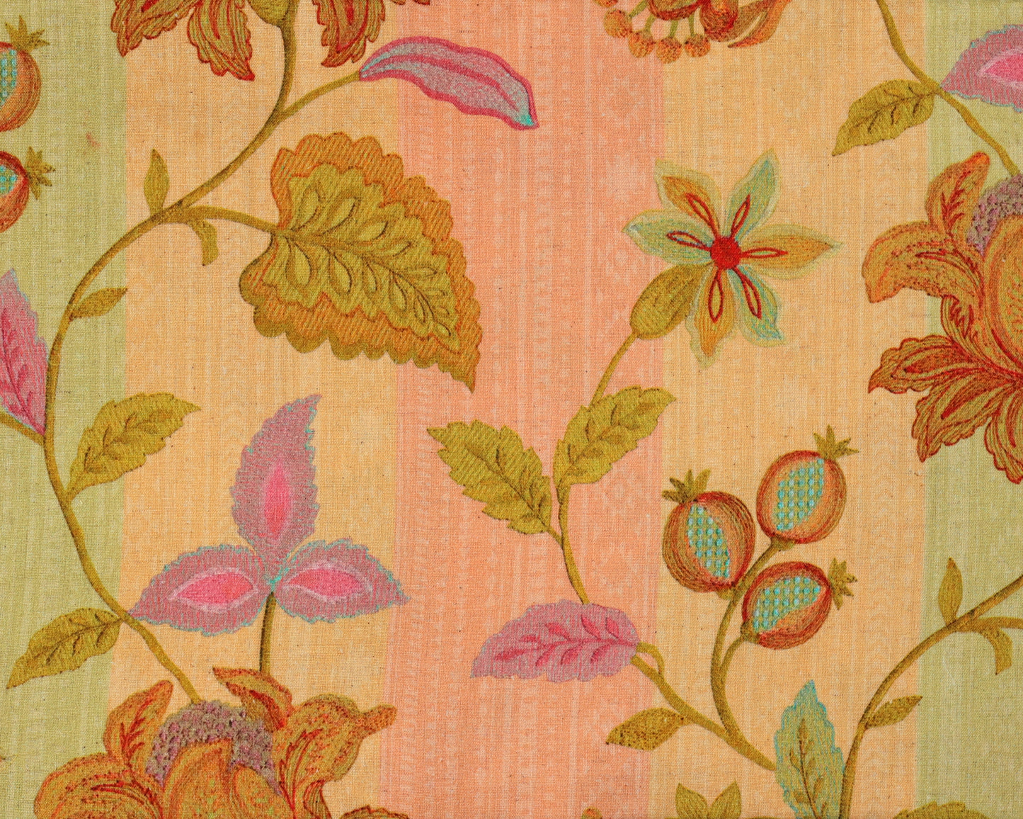 Warm Bloom Harmony Handloom Combo Set (Top & Bottom 2.5 Meters Each)