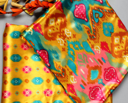 Gajji Silk Combo Set ( Top & Bottom 2.5 Meters Each)