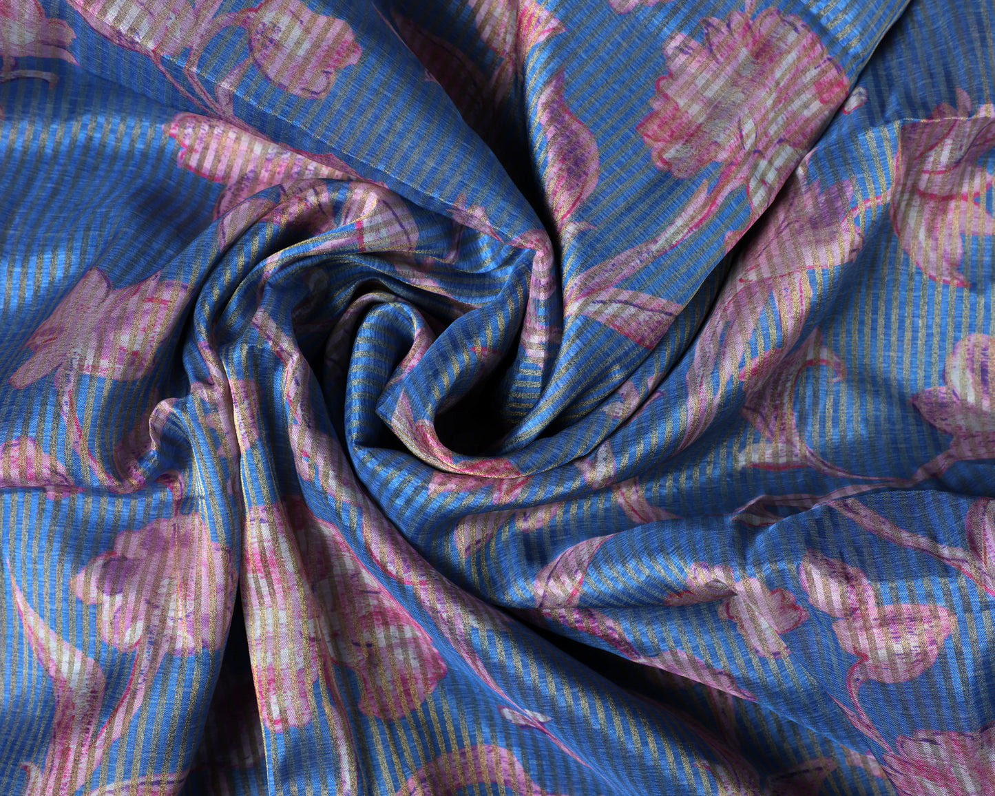 Pure Tabby Stripes Digital Printed Fabric