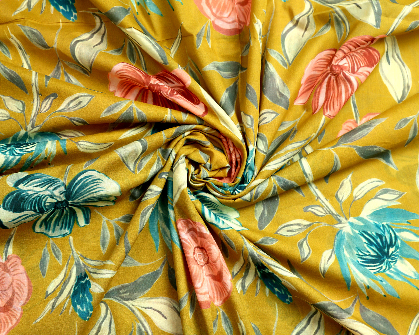 Timeless Mul Cotton Printed  Combo( Top & Bottom 2.5 Meters Each)