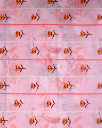 Premium Handpicked Printed Cotton Fabric Set (Top & Bottom: 2.5 Meters Each)
