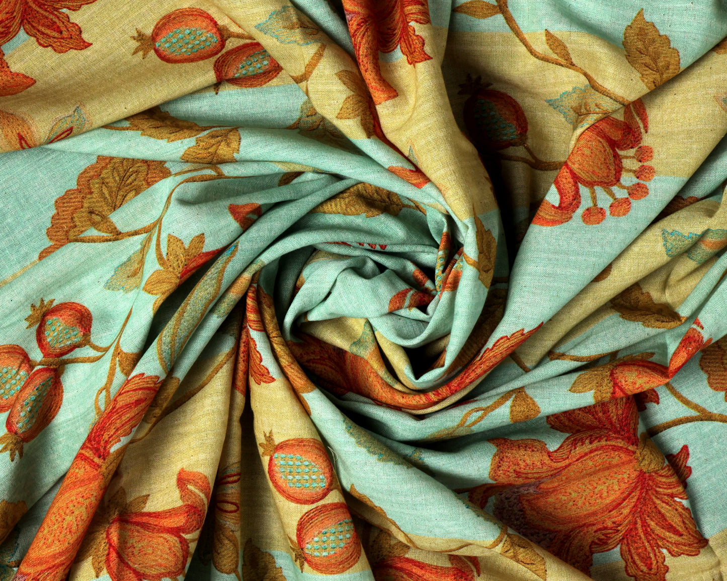 Leafsong Elegance Handloom Cotton Combo Set (Top & Bottom 2.5 Meters Each)