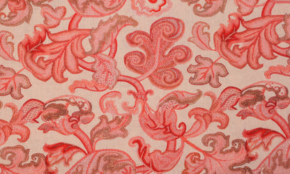 Elegance in Every Thread Handwoven Floral Print with Traditional Ritual Accents Combo Set (2 Qty & Length : 2.5 Meters Each)