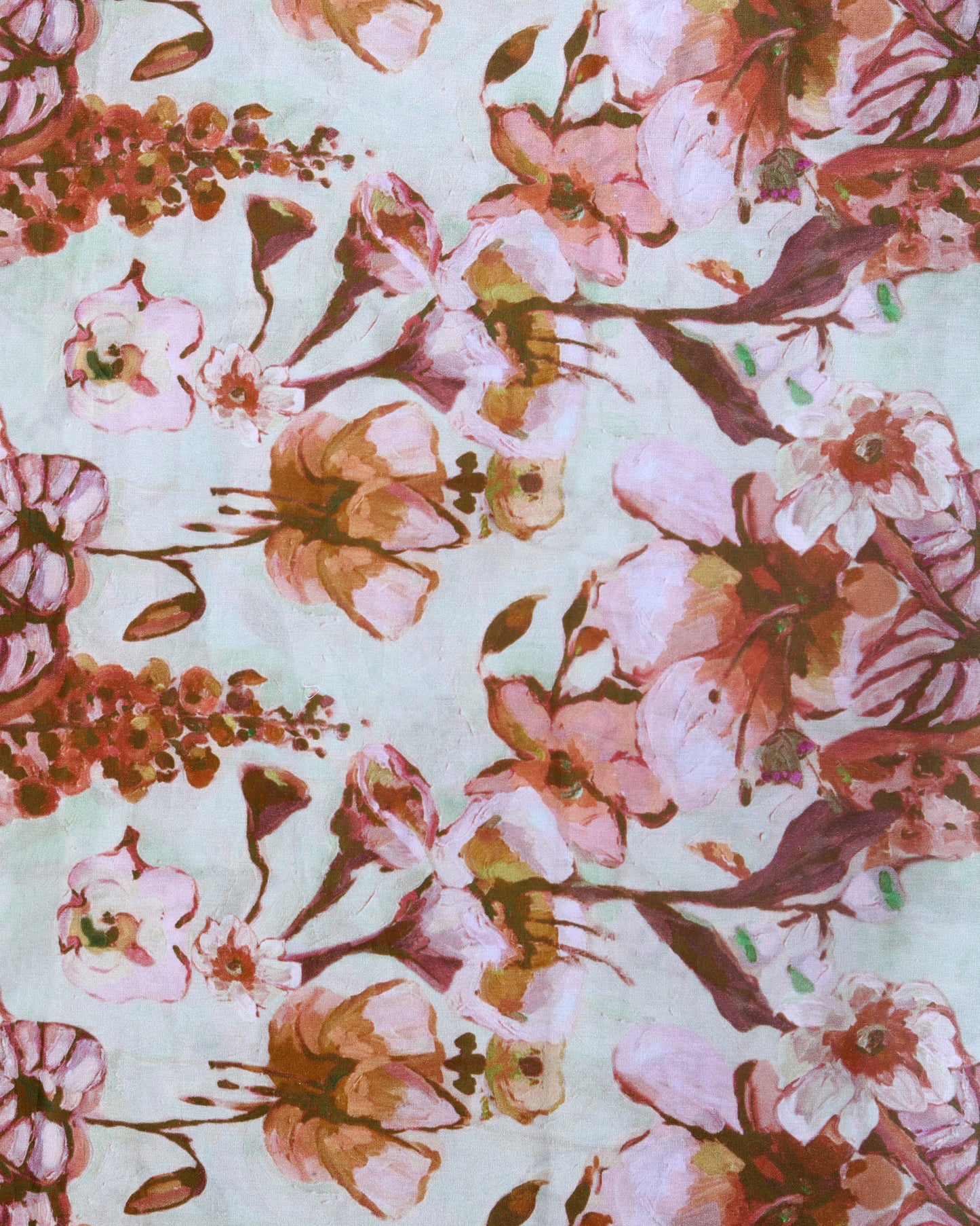 Premium Handpicked Printed Cotton Fabric Set (Top & Bottom: 2.5 Meters Each)