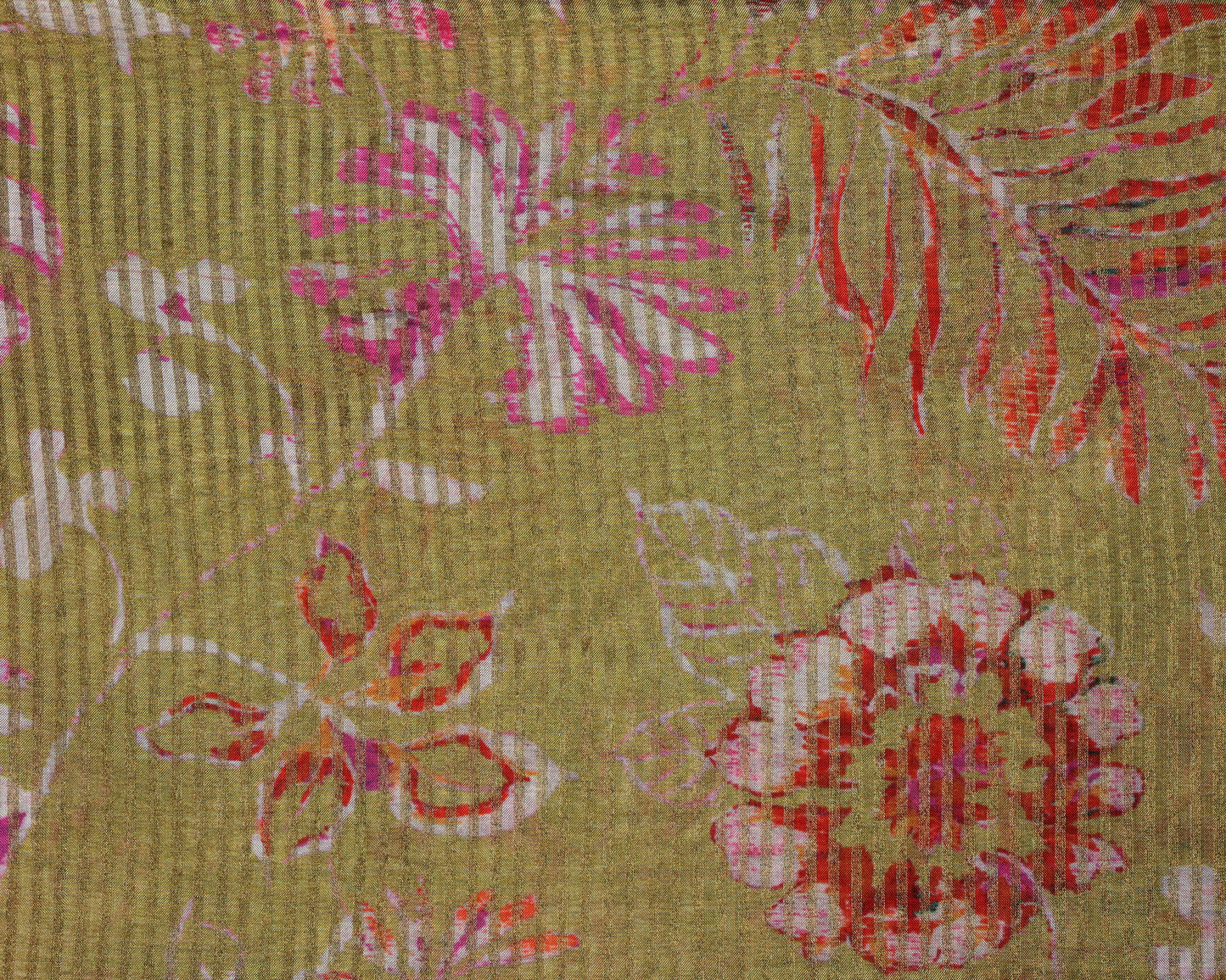 Pure Tabby Stripes Digital Printed Fabric