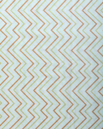 Premium Handpicked Printed Cotton Fabric Set (Top & Bottom: 2.5 Meters Each)