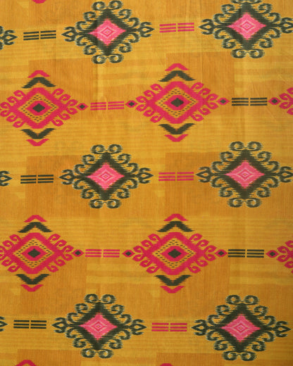 Premium Handpicked Printed Cotton Fabric Set (Top & Bottom: 2.5 Meters Each)