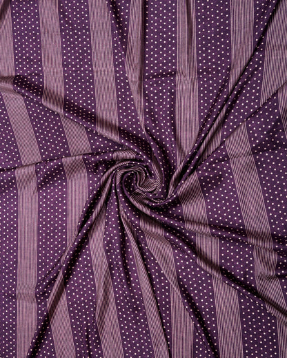 Artisan Heritage Print Muslin Top Bottom Set  (Top & Bottom 2.5 Meters Each)
