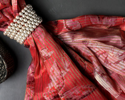 Pure Tabby Stripes Digital Printed Fabric