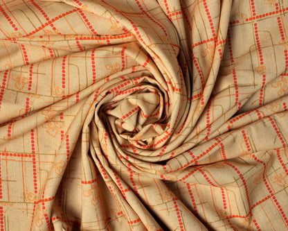 Pastel Patang Handloom Cotton Combo Set (Top & Bottom 2.5 Meters Each)