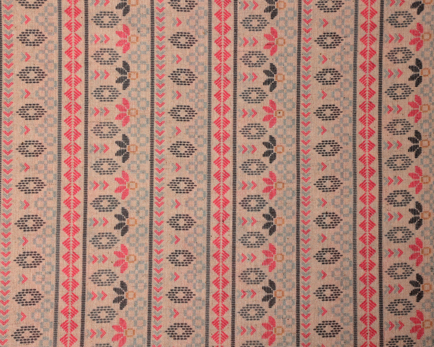 Timeless Tales In thread Handloom Cotton Combo Set (Top & Bottom 2.5 Meters Each)