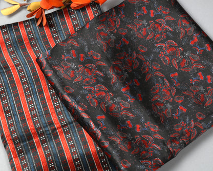 Gajji Silk Combo Set ( Top & Bottom 2.5 Meters Each)