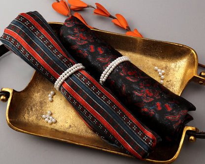 Gajji Silk Combo Set ( Top & Bottom 2.5 Meters Each)