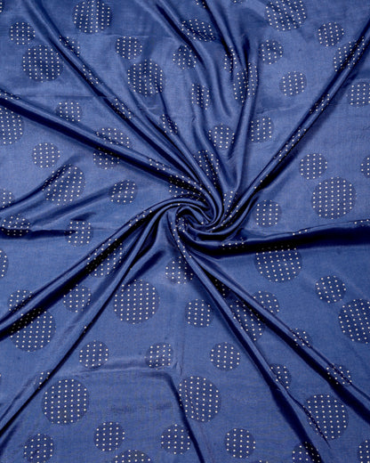 Artisan Heritage Print Muslin Top Bottom Set  (Top & Bottom 2.5 Meters Each)
