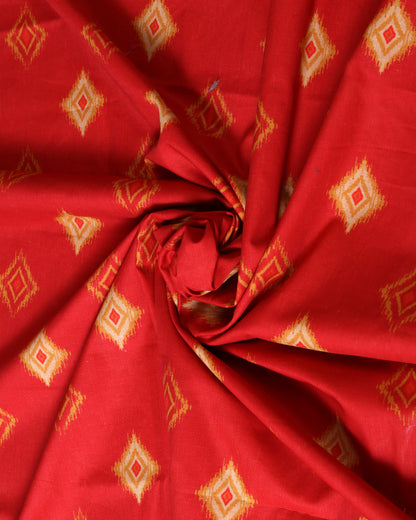 Premium Handpicked Printed Cotton Fabric Set (Top & Bottom: 2.5 Meters Each)