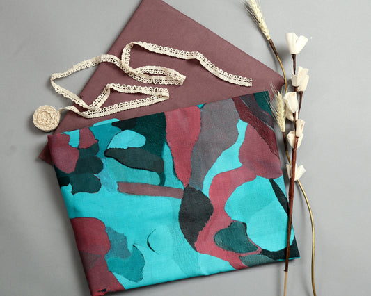 Timeless Mul Cotton Printed  Combo( Top & Bottom 2.5 Meters Each)