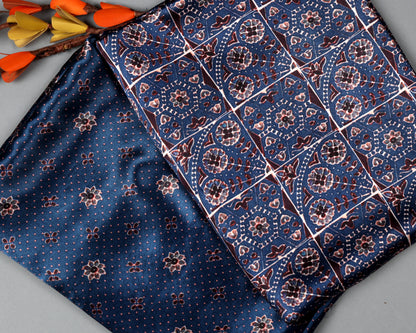 Gajji Silk Combo Set ( Top & Bottom 2.5 Meters Each)