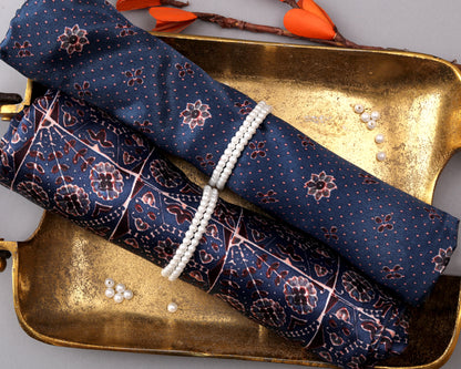 Gajji Silk Combo Set ( Top & Bottom 2.5 Meters Each)