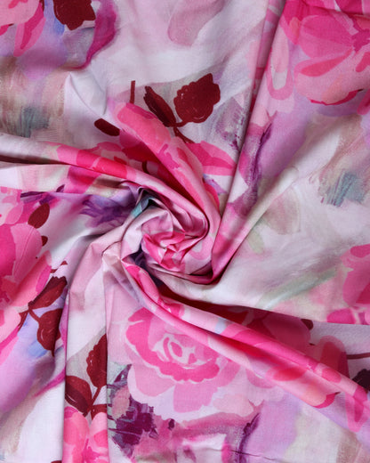 Premium Handpicked Printed Cotton Fabric Set (Top & Bottom: 2.5 Meters Each)