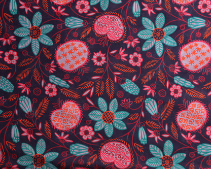 Timeless Mul Cotton Printed  Combo( Top & Bottom 2.5 Meters Each)