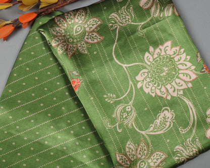 Gajji Silk Combo Set ( Top & Bottom 2.5 Meters Each)