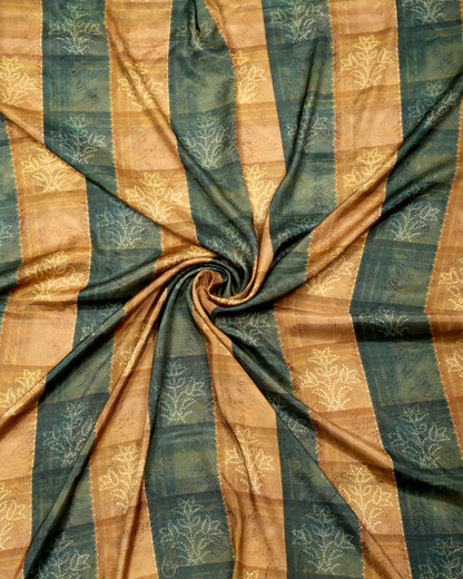 Artisan Heritage Print Muslin Top Bottom Set  (Top & Bottom 2.5 Meters Each)