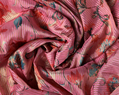 Pure Tabby Stripes Digital Printed Fabric