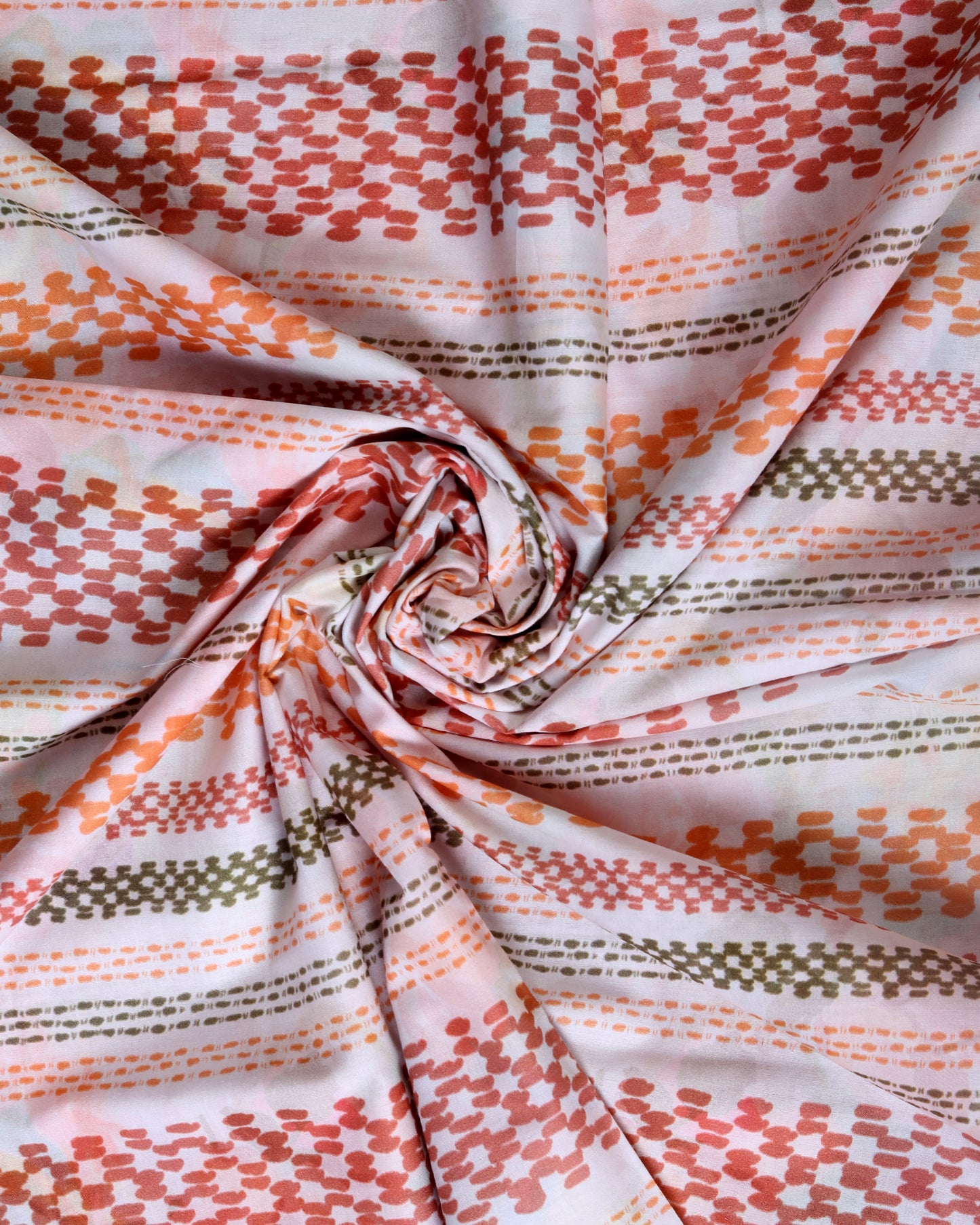 Premium Handpicked Printed Cotton Fabric Set (Top & Bottom: 2.5 Meters Each)