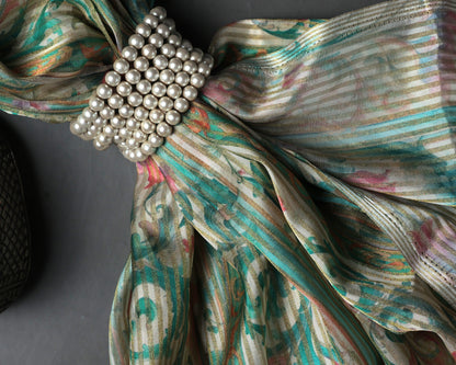 Pure Tabby Stripes Digital Printed Fabric