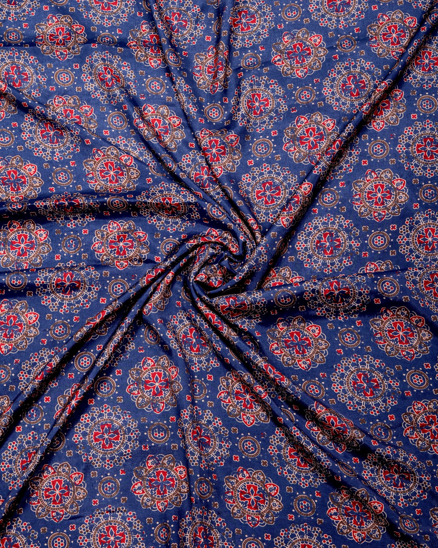Artisan Heritage Print Muslin Top Bottom Set  (Top & Bottom 2.5 Meters Each)