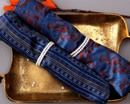 Gajji Silk Combo Set ( Top & Bottom 2.5 Meters Each)