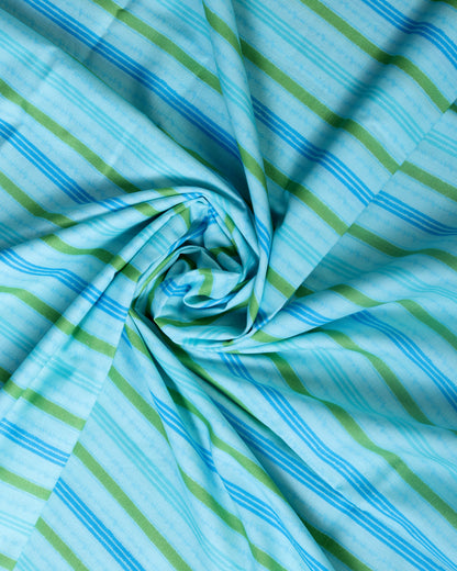 Premium Handpicked Printed Cotton Fabric Set (Top & Bottom: 2.5 Meters Each)