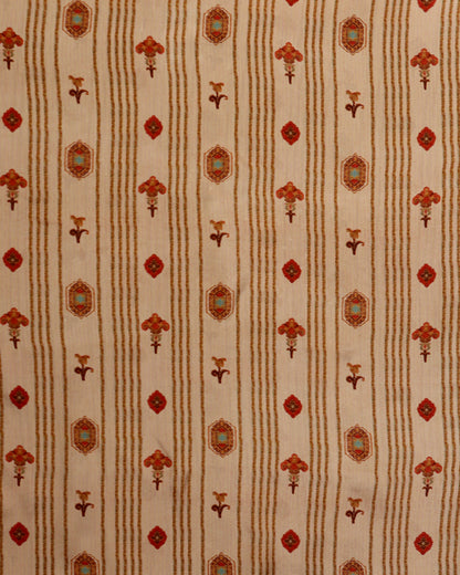 Natural Crepe Combo Set ( Top & Bottom 2.5 Meters Each)