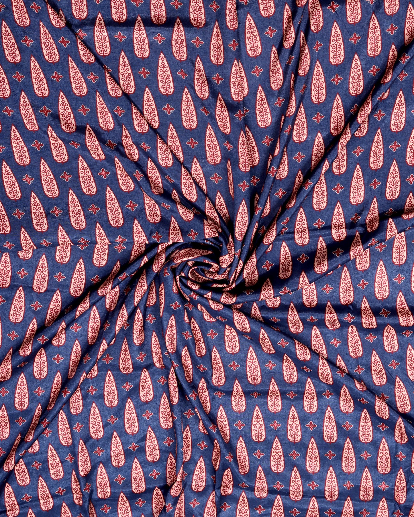 Artisan Heritage Print Muslin Top Bottom Set  (Top & Bottom 2.5 Meters Each)
