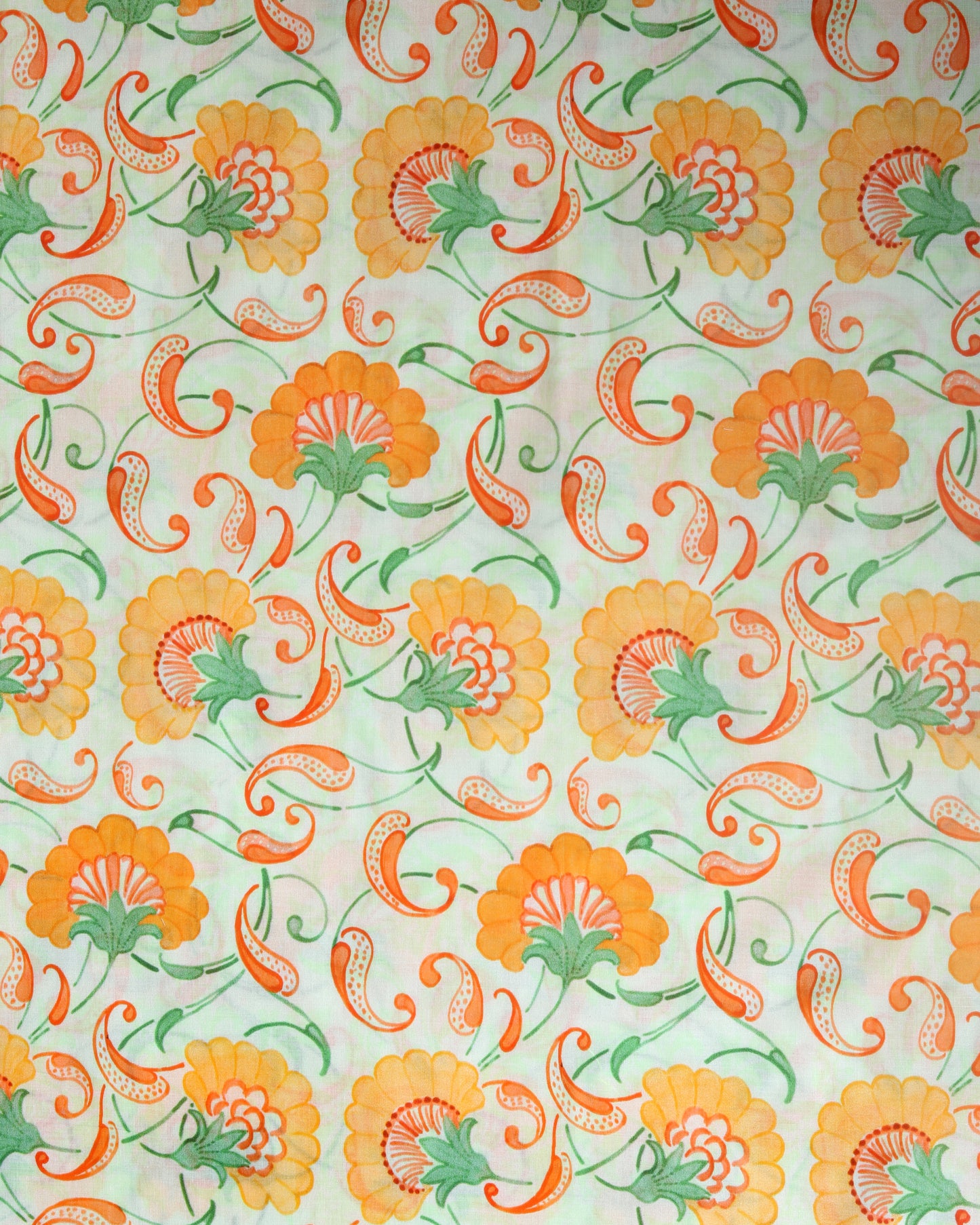 Premium Handpicked Printed Cotton Fabric Set (Top & Bottom: 2.5 Meters Each)
