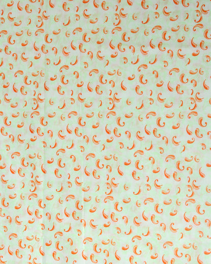 Premium Handpicked Printed Cotton Fabric Set (Top & Bottom: 2.5 Meters Each)
