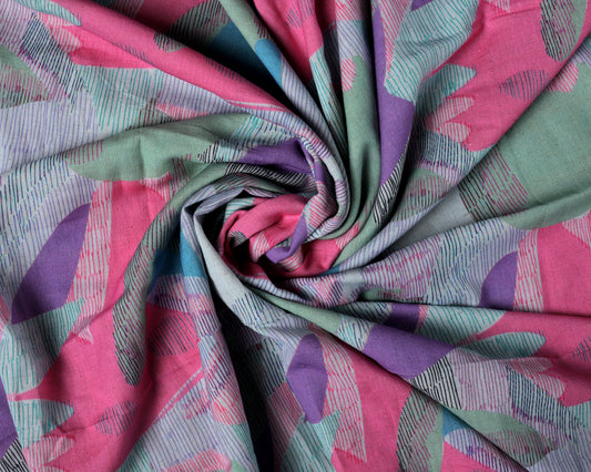 Pure Handloom Cotton Digital Printed Fabric
