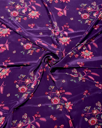 Fluid Crepe Top & Bottom Fabric Set (Top & Bottom 2.5 Meters Each)