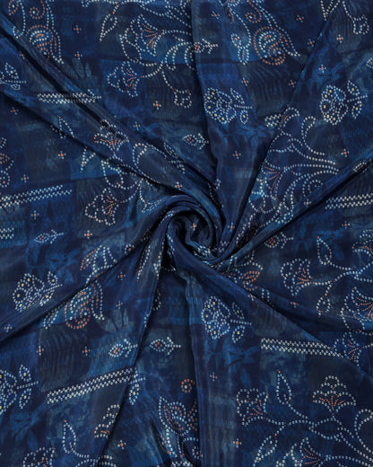 Fluid Crepe Top & Bottom Fabric Set (Top & Bottom 2.5 Meters Each)