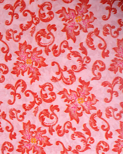 Premium Handpicked Printed Cotton Fabric Set (Top & Bottom: 2.5 Meters Each)