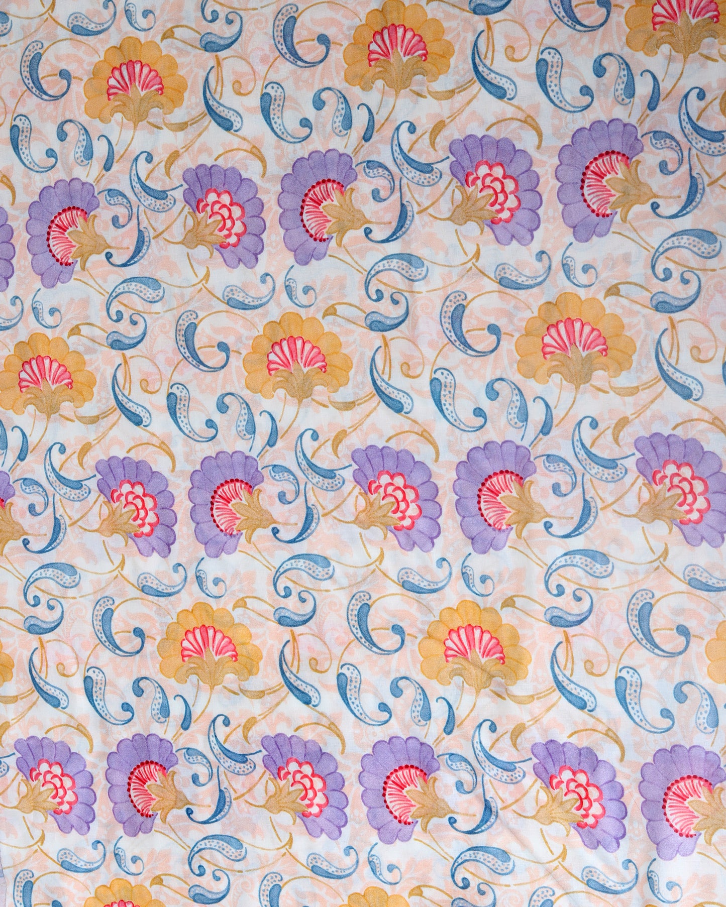 Premium Handpicked Printed Cotton Fabric Set (Top & Bottom: 2.5 Meters Each)