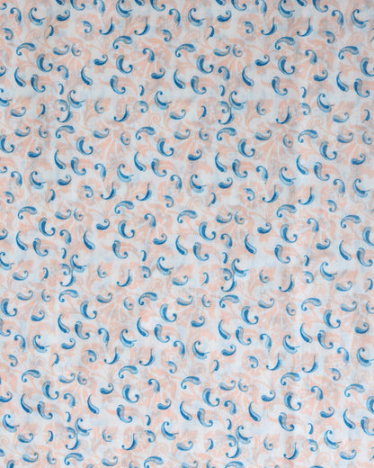 Premium Handpicked Printed Cotton Fabric Set (Top & Bottom: 2.5 Meters Each)