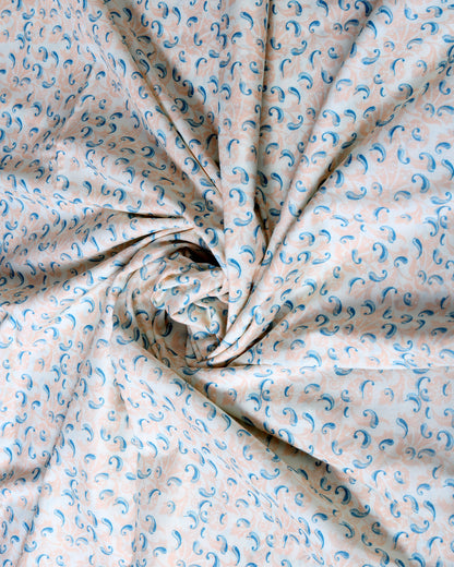 Premium Handpicked Printed Cotton Fabric Set (Top & Bottom: 2.5 Meters Each)