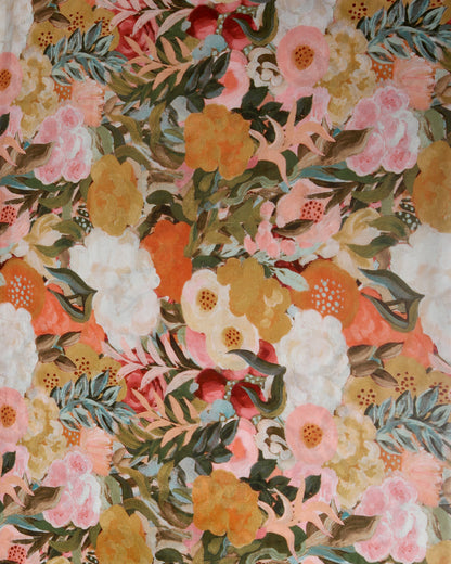 Premium Handpicked Printed Cotton Fabric Set (Top & Bottom: 2.5 Meters Each)