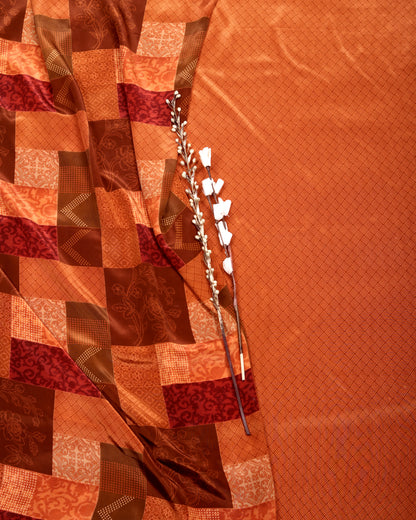 Fluid Crepe Top & Bottom Fabric Set (Top & Bottom 2.5 Meters Each)