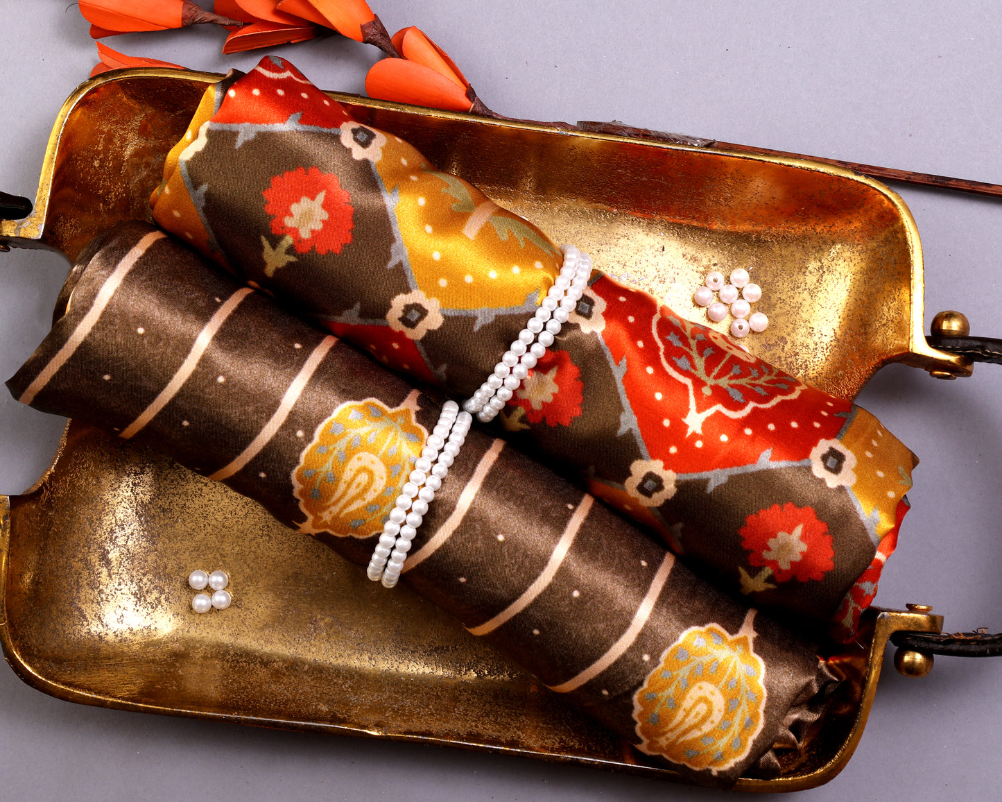 Pure Gajji Silk Combo Set ( Top & Bottom 2.5 Meters Each)