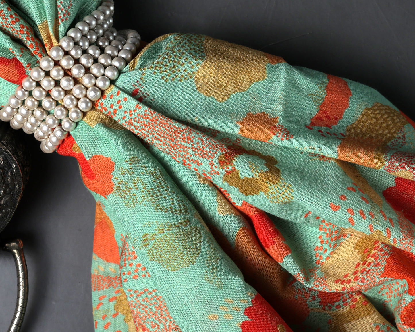 Pure Handloom Cotton Digital Printed Fabric