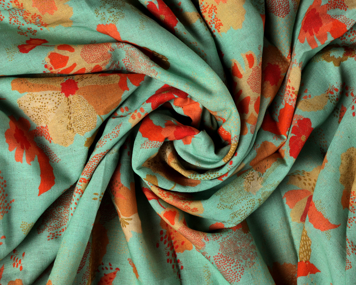 Pure Handloom Cotton Digital Printed Fabric