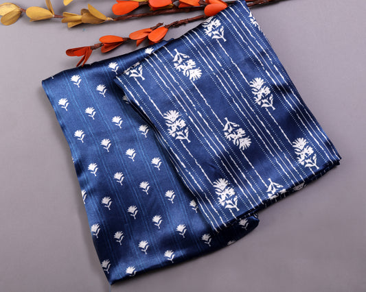 Gajji Silk Combo Set ( Top & Bottom 2.5 Meters Each)